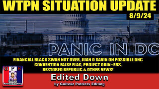 WTPN SITUATION UPDATE 8/9/24-FINANCIAL BLACK SWAN-DNC FF-ODIN=EBS-Edited Down