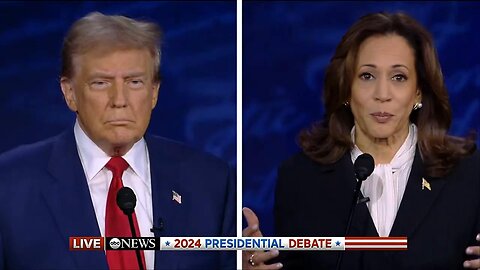 Donald Trump and Kamala Harris face off at the ABC News Presidential Debate - September 10, 2024