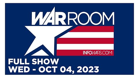 WAR ROOM [FULL] Wednesday 10/4/23 • Breaking! FBI to Label Trump Supporters as Election Terrorists