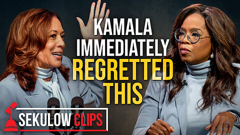 Kamala Shocks Oprah: "I Shouldn't Have Said That"