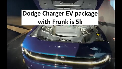 Dodge Charger EV frunk package cost 5k