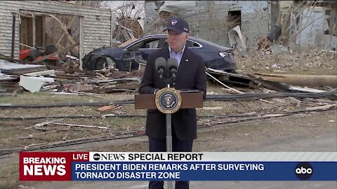 ABC News Special Report: Biden delivers remarks after surveying tornado damage left in Kentucky