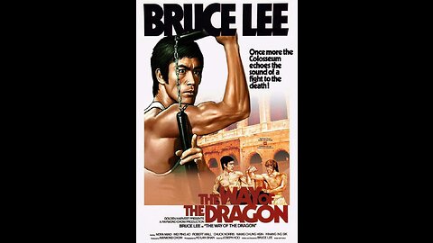 Cross kick Studio Films Bruce Lee Poster 2 way of the Dragon