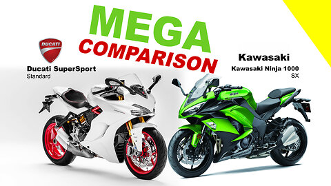 MEGA COMPARISON | Ducati SuperSport vs Kawasaki Ninja 1000 | Kuch Bhi