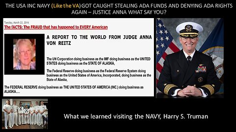 Busted: The USA INC NAVY LT COMMANDER BUSTED FOR STEALING ADA FUNDS & DENYING ADA RIGHTS