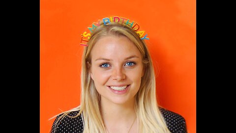 Talking Tables RAIN Rainbow 'It's My Birthday' Alloy Headband, One, Multicolor