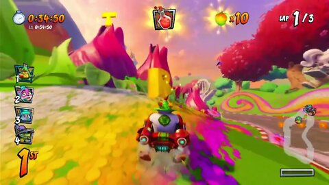 Coco Park CTR Challenge Letter Locations - Crash Team Racing Nitro-Fueled