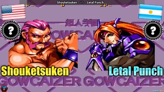 Voltage Fighter: Gowcaizer (Shouketsuken Vs. Letal Punch) [U.S.A. Vs. Argentina]