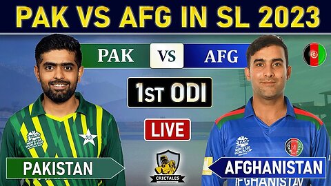 Pakistan vs Afghanistan first odi in Sri Lanka highlight .