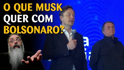 BOLSONARO se encontra com ELON MUSK no interior de SÃO PAULO: o que vai sair disso?