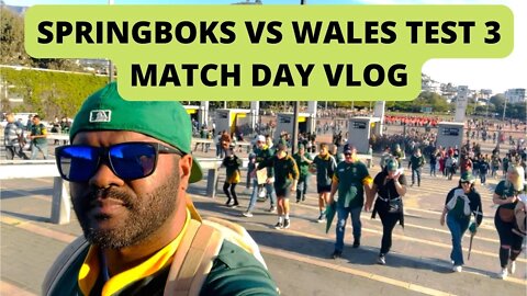 Springboks vs Wales Test No 3: Match Day Vlog