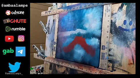 Abstract Painting Demo, For Beginners and beyond, Oil Painting