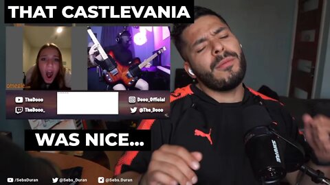 TheDooo plays Street Fighter AND Castlevania on the DOUBLE GUITAR (Reaction!)