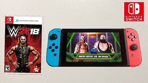 WWE 2K18 Nintendo Switch Handheld Gameplay