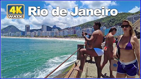 【4K】WALK Brazil Rio de Janeiro - CAFE COLOMBO Downtown