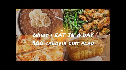 900 calorie diet plan! What I eat in a day to create an extreme calorie deficit-Low calorie recipes