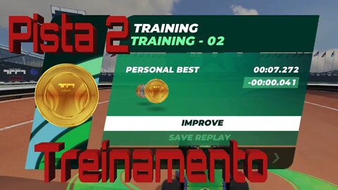 Como ganhar ouro na pista 2 treinamento - Trackmania 2020 #trackmania