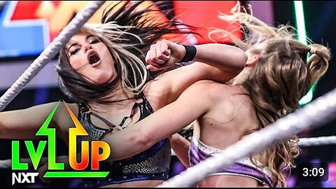 WWE Carlee Bright vs Blair Davenport Next Level Up Highlights #WWE