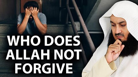 Who Does ALLAH Not Forgive| By Mufti menk| Big Subtitles.