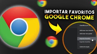 Como IMPORTAR FAVORITOS no NAVEGADOR GOOGLE CHROME