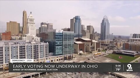 Early voting underway in Ohio for the November General Election