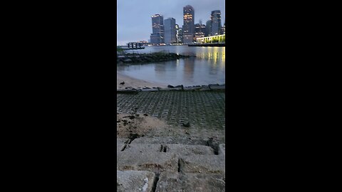 More Brooklyn waterfront. June 30, 2024. 5 AM. Video.