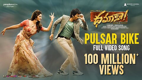 Pulsar Bike Full Video Song | Dhamaka | Ravi Teja | Sreeleela | Thrinadha Rao | Bheems Ceciroleo