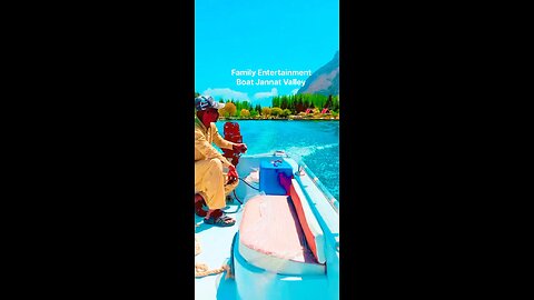 Family Boat Test at ShangriLa Lake Skardu Pakistan “Earth Heaven Valley”