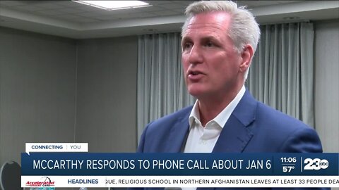 Congressman Kevin McCarthy responds to questions about Jan. 6 audio tapes