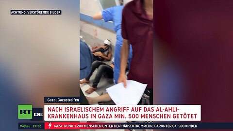 Nach Luftangriff auf Al-Ahli-Arabi-Krankenhaus: Humanitäre Lage in Gaza spitzt sich zu