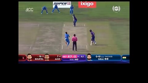 India Vs Nepal first innings highlights