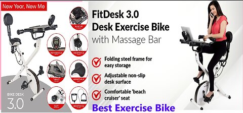 FitDesk Desk Bike 3.0| Best Exercise Bike