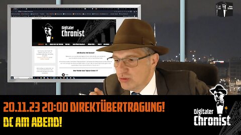 Aufzeichnung vom 20.11.23 Direktübertragung! DC am Abend