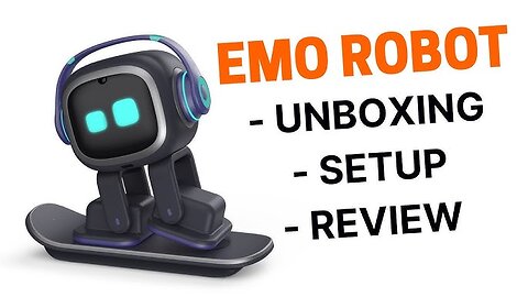 "Emo Robot Pet: Intelligent Future AI Robot Voice Smart Robot Electronic Toy PVC Desktop Companion