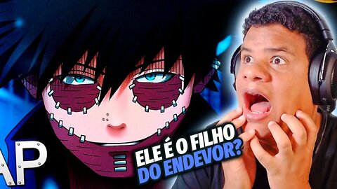 REAGINDO A DABI (Modo Berserk) BOKU NO HERO - Chama Azul | Gabriza | React Anime Pro