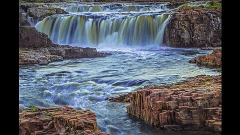 River Near a Waterfall ASMR - Great for Yoga Study and Sleep - White Noise version two - JD Savanyu