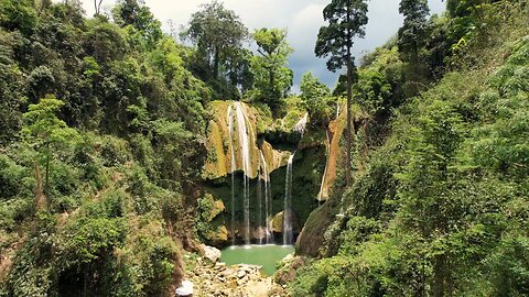 Beautiful Waterfall In The Forest 😍