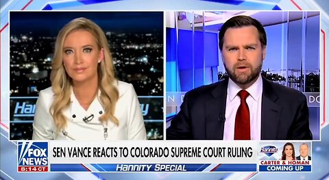 Sen JD Vance: Colorado Supreme Court Ruling Is Preposterous!