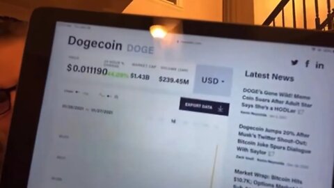 Dogecoin Passing 1 Penny & Matt Wallace Reacts (Throw Back Old Clip From Live)