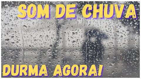 Som de chuva para dormir! Barulho de chuva no telhado! Relaxe, medite, ore e estude!