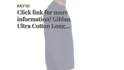 Click link for more information! Gildan Ultra Cotton Long Sleeve T-Shirt with a Pocket, Black