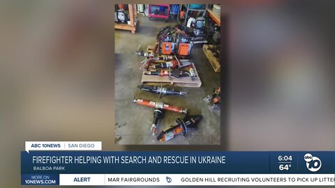 Local firefighter leads mission to help with search and rescue efforts in Ukraine