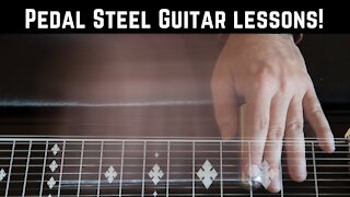 Pedal steel intro on Buck Owens' Foolin' Round - Lesson Tom Brumley on steel.