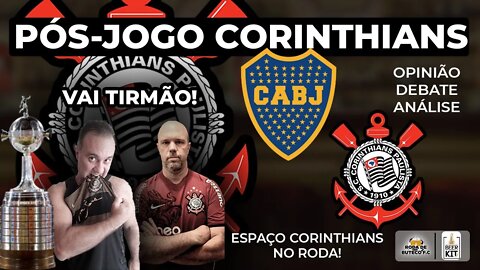 🔴PÓS JOGO BOCA x CORINTHIANS AO VIVO | EMPATE HEROICO DO TIMÃO! DU QUEIROZ GIGANTE #BOCxSCCP