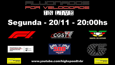 🏎️ ALUCINADOS POR VELOCIDADE IN LIVE