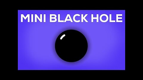 What if there was a black hole in your pocket?