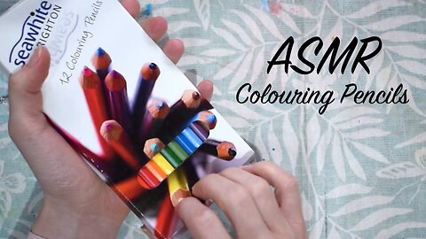 ASMR Colouring Pencils | Tapping, Scratching, Drawing | No Talking