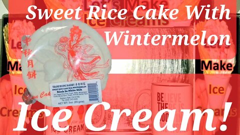 Ice Cream Making Sweet Rice Cake With Wintermelon