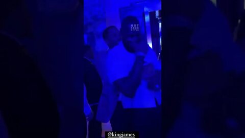 #lebronjames was having a blast with Mav Carter at Draymond Green’s wedding as #dababy perfomed