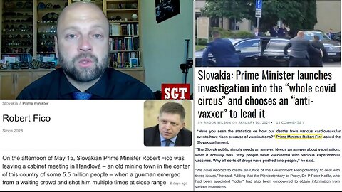 Attempted Murder of PM Investigating COVID VAX DEATHS: Dr William Makis Discusses why murder attempt of Slovakia PM Robert FICO, likely happened